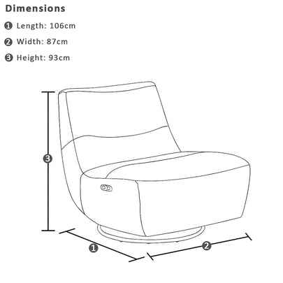 Daydream Indoor Leather Recliner Armchair Sofa