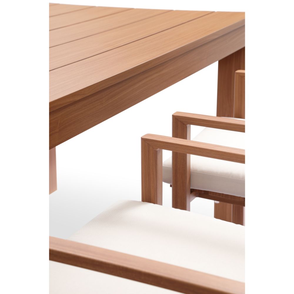 Entertainer 3.2m Outdoor Aluminium Dining Table with 12 Santorini Chairs