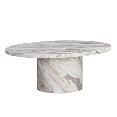 Florence Oval Marble Stone Coffee Table