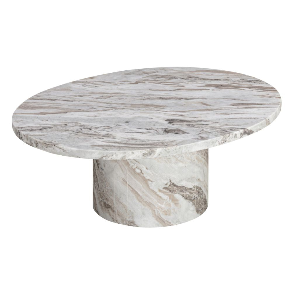 Florence Oval Marble Stone Coffee Table