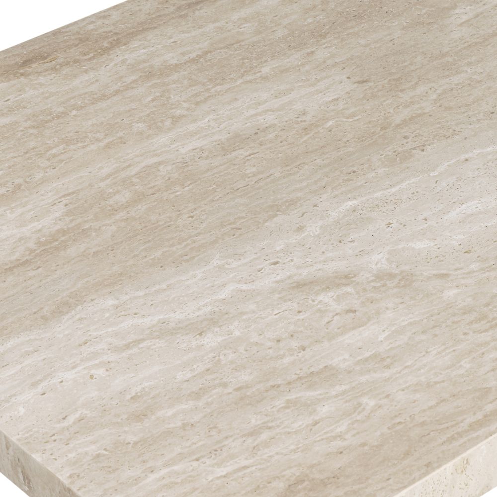 Florence Square Travertine Stone Coffee Table