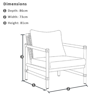Florida 3+1+1 Outdoor Lounge Setting with Coffee Table