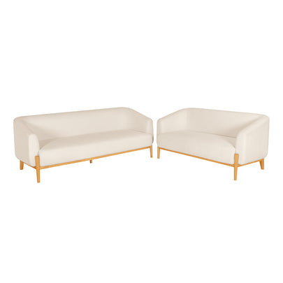 Fraser Indoor 3+2 Seater Plush Fabric Sofa Lounge Setting