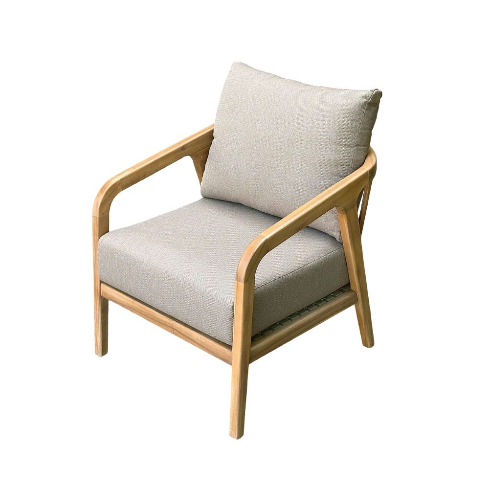 Hartley Outdoor 1 Seater Timber Arm Chair
