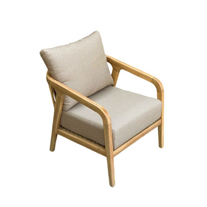 Hartley Outdoor 1 Seater Timber Arm Chair
