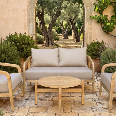 Hartley Outdoor 2 Seater Timber Lounge