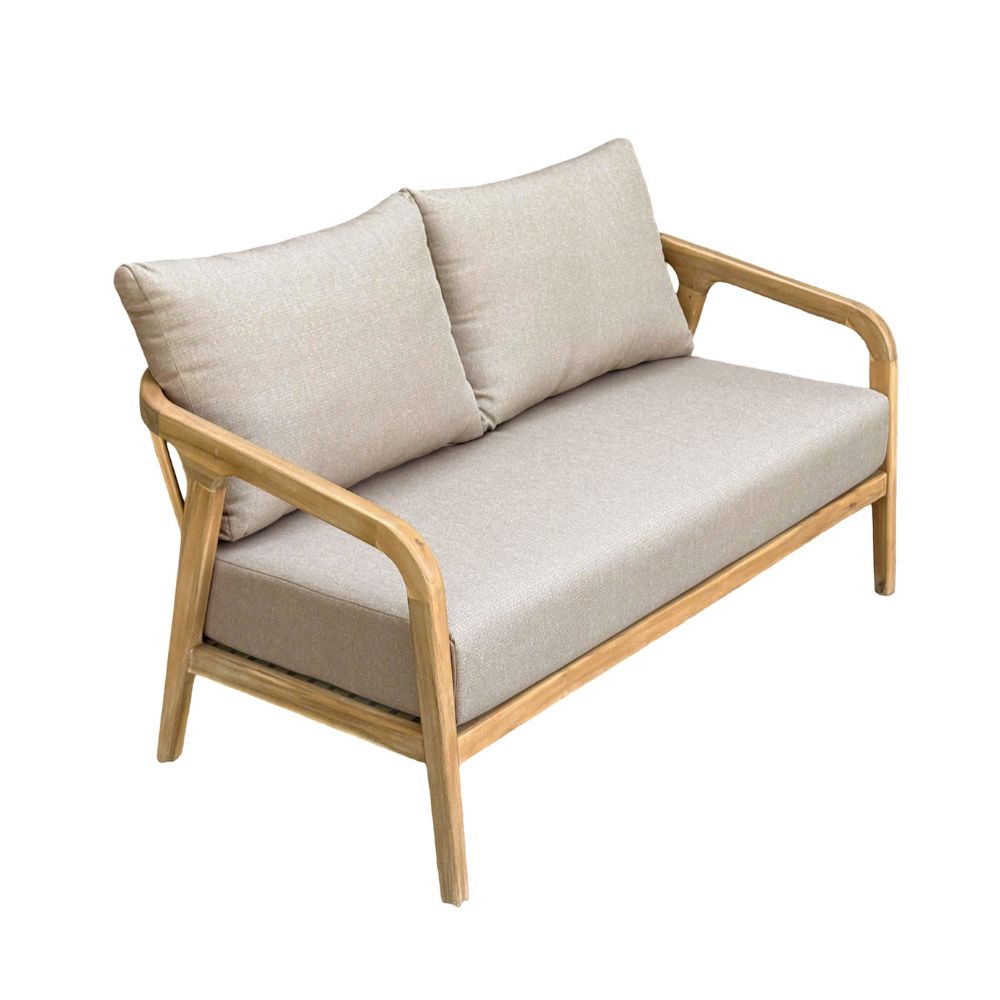 Hartley Outdoor 2 Seater Timber Lounge