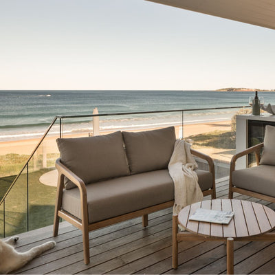 Hartley Outdoor 2 Seater Timber Lounge