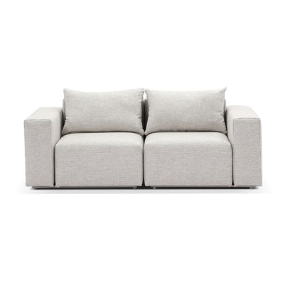 Henley Outdoor 2 Seater Fabric and Aluminium Lounge