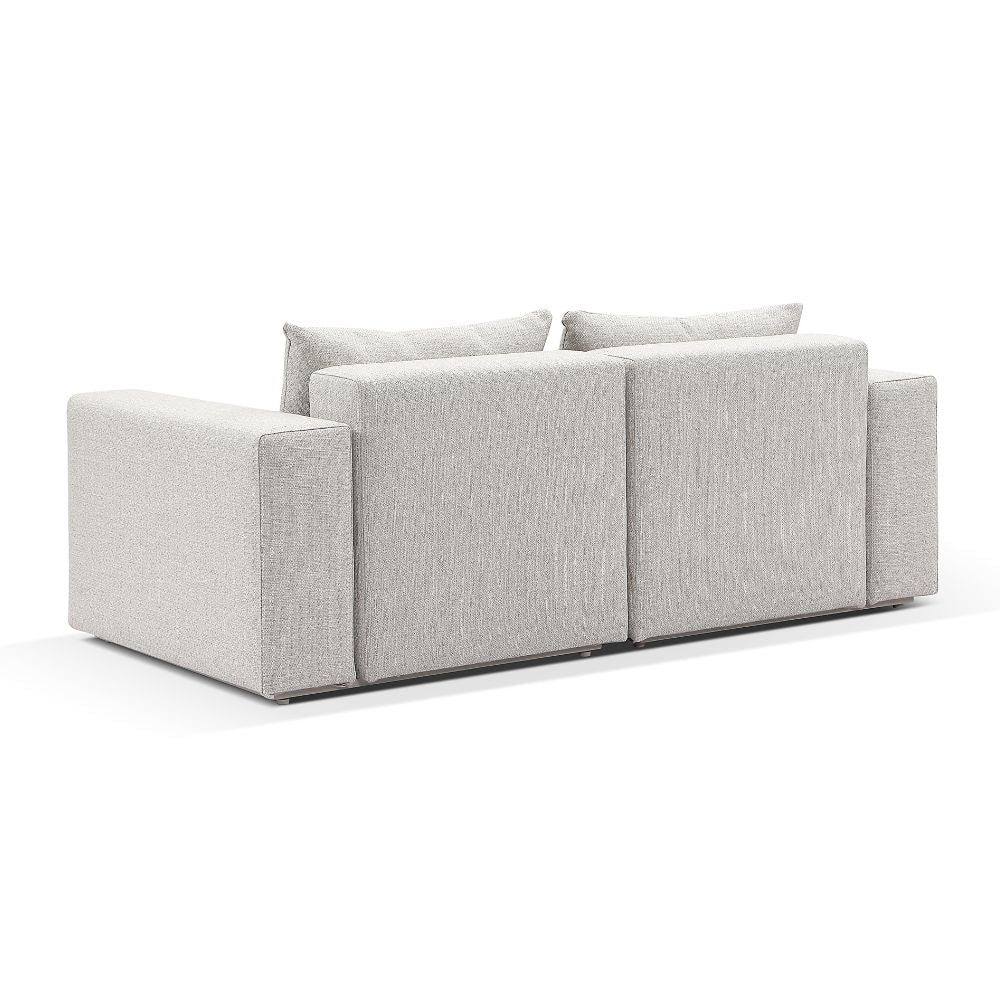 Henley Outdoor 2 Seater Fabric and Aluminium Lounge