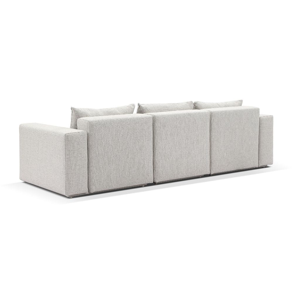 Henley Outdoor 3 Seater Fabric and Aluminium Lounge
