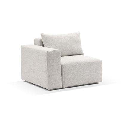Henley Outdoor 2 Seater Fabric and Aluminium Lounge