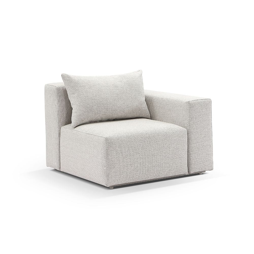 Henley Outdoor 2 Seater Fabric and Aluminium Lounge