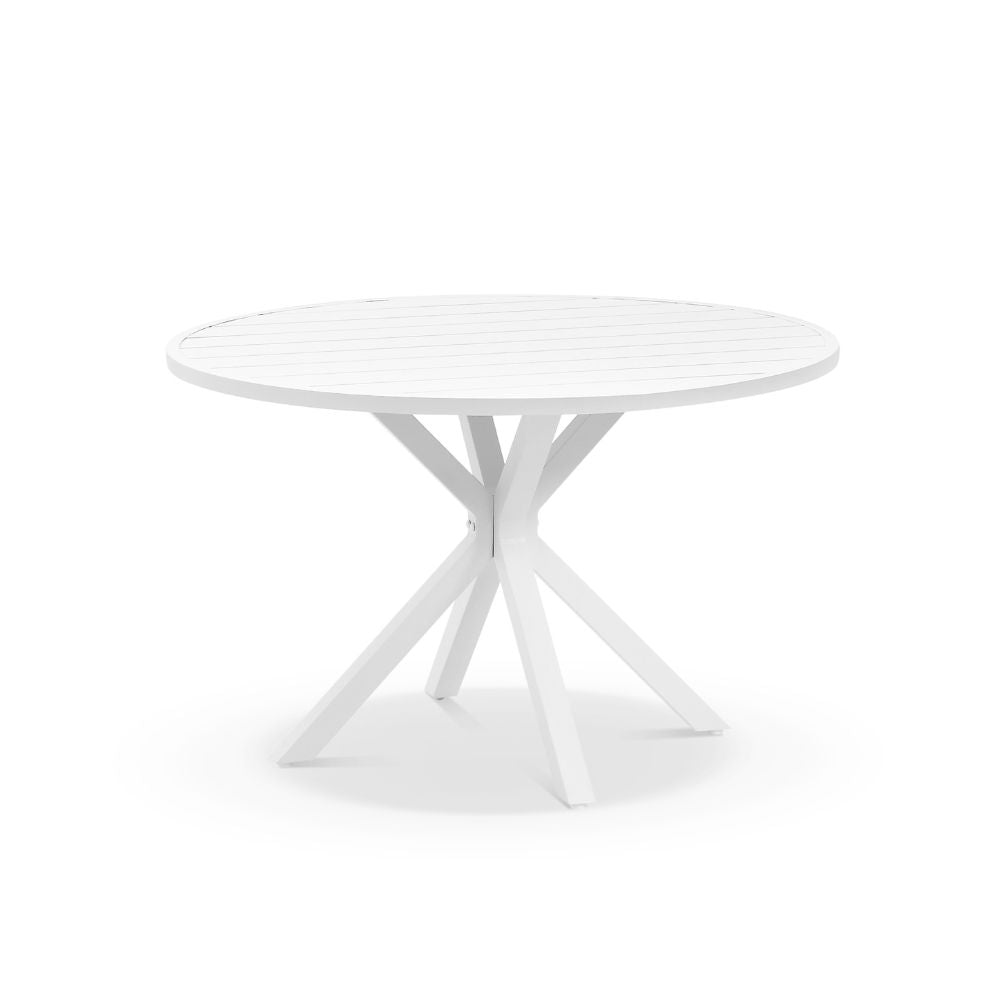 Houston Outdoor 1.2m Round Aluminium Dining Table