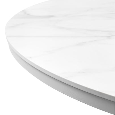 Hugo 1.5m Outdoor Round Aluminium and Ceramic Dining Table