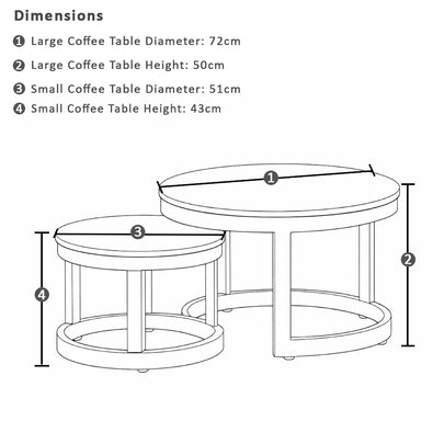 Whitehaven 2+1+1 Seater Outdoor Aluminium Lounge with Hugo Round Coffee Table Set