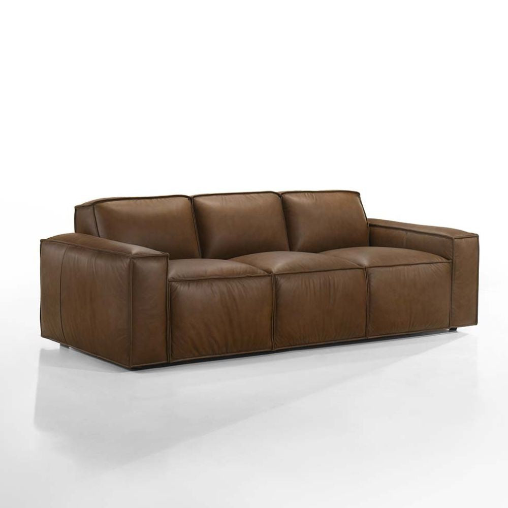 Richmond 3 Seater Indoor Leather Lounge Sofa