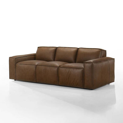 Richmond 3 Seater Indoor Leather Lounge Sofa