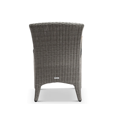 Kai Outdoor Wicker and Teak Dining Arm Chair