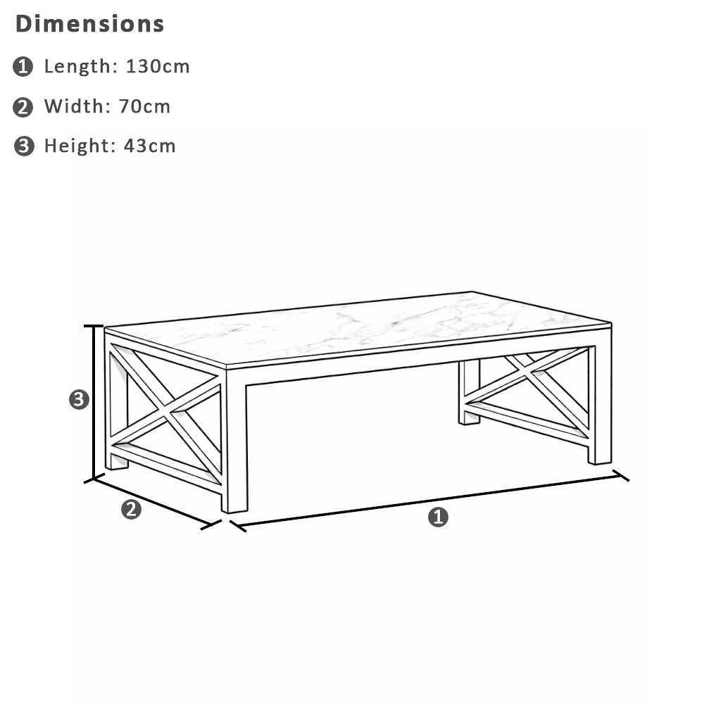 Kansas 3+2+1 seater Outdoor Aluminium Lounge Set with Coffee Table
