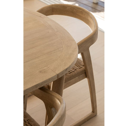 Kingscliff 8 Seater Rectangle Indoor Timber Dining Table And Chairs Setting