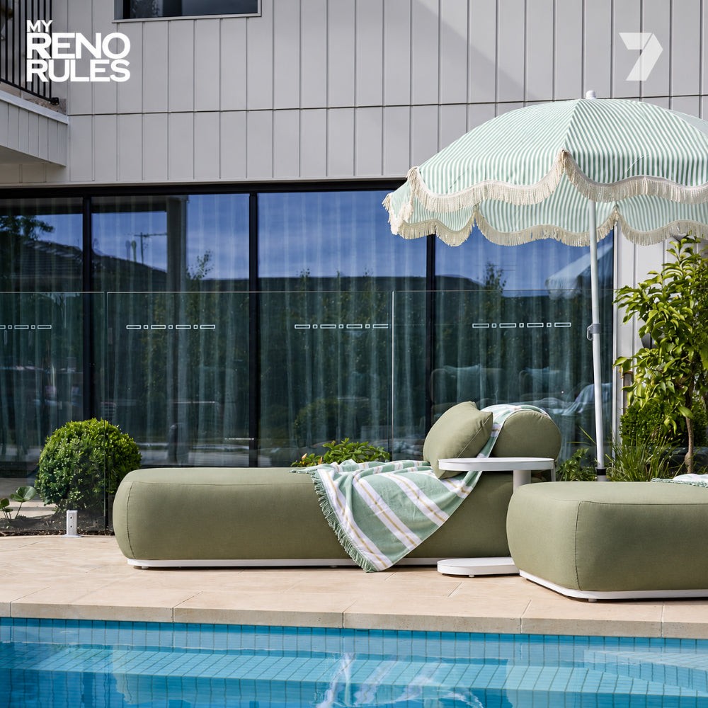 Norfolk Outdoor Aluminium Single Sun Lounge