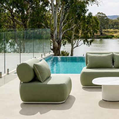Norfolk 1 Seater Outdoor Aluminium Lounge