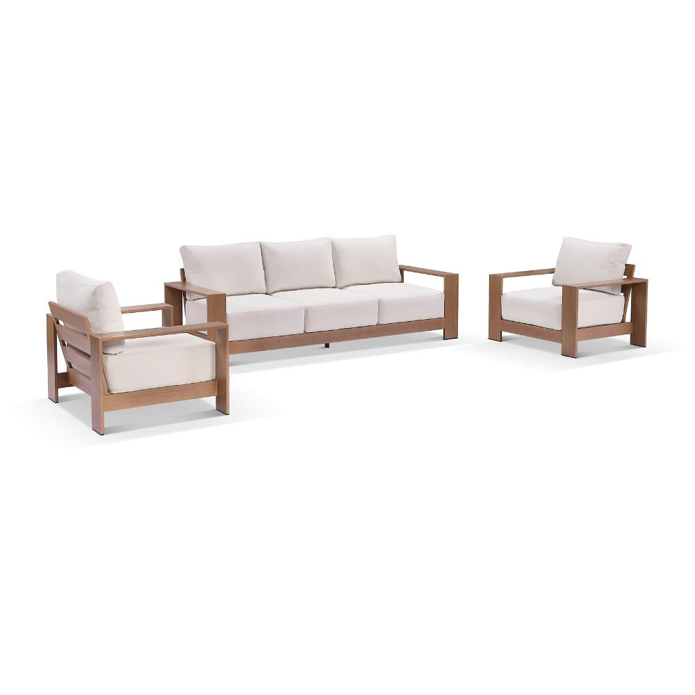 Mackay Outdoor Aluminium 3+1+1 Lounge Set with Coffee table