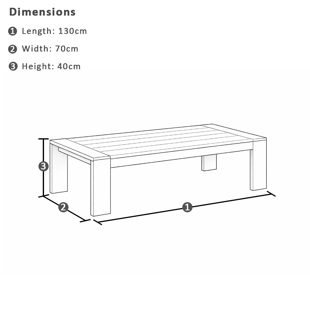Mackay Outdoor Aluminium 3+1+1 Lounge Set with Coffee table
