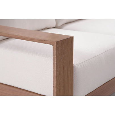 Mackay Outdoor Aluminium 3+1+1 Lounge Set with Coffee table