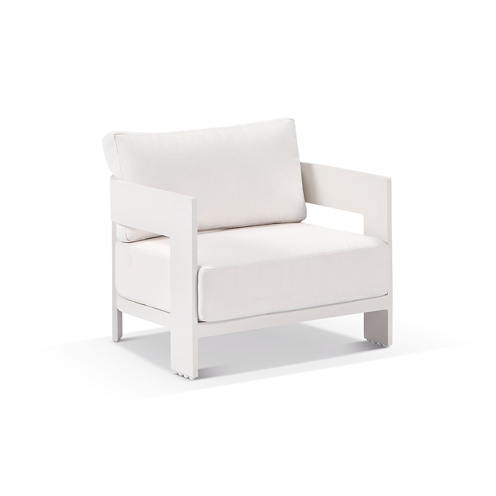 Marlo 1 Seater Outdoor Aluminium Lounge
