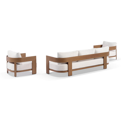 Marlo 3+1+1 Outdoor Aluminium Lounge Set With Coffee Table