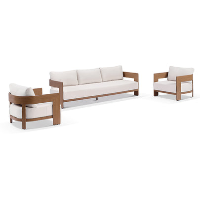 Marlo 3+1+1 Outdoor Aluminium Lounge Set With Coffee Table