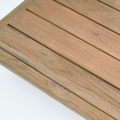 Mitch Outdoor Teak Timber Coffee Table