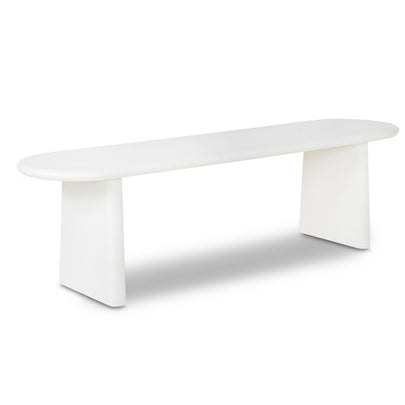 Moreton Indoor 1.6m Concrete Plaster Bench Seat