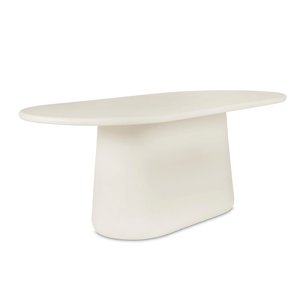 Moreton Indoor 2m Concrete Plaster Dining Table