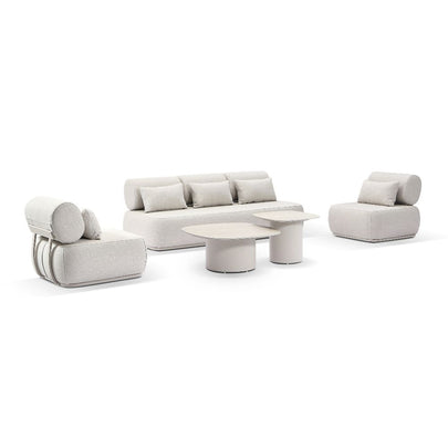 Norfolk 3+1+1 Outdoor Aluminium Lounge with Coffee Table Set