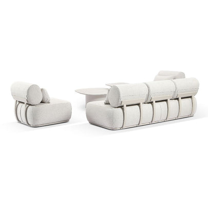 Norfolk 3+1+1 Outdoor Aluminium Lounge with Coffee Table Set