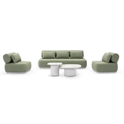 Norfolk 3+1+1 Outdoor Aluminium Lounge with Coffee Table Set