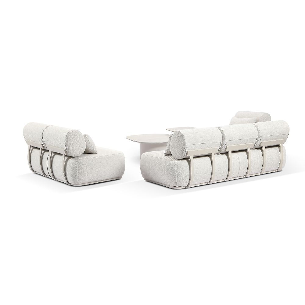 Norfolk 3+2+1 Outdoor Aluminium Lounge with Coffee Table Set