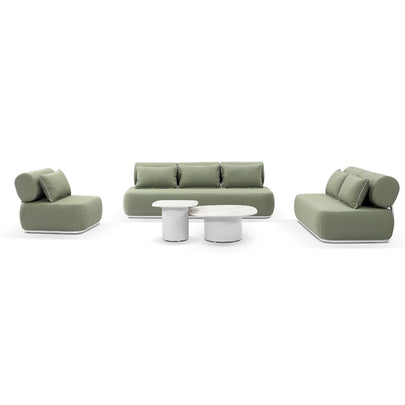 Norfolk 3+2+1 Outdoor Aluminium Lounge with Coffee Table Set