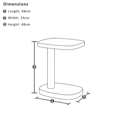 Norfolk Outdoor Aluminium Double Sun Lounge Daybed with Side Table