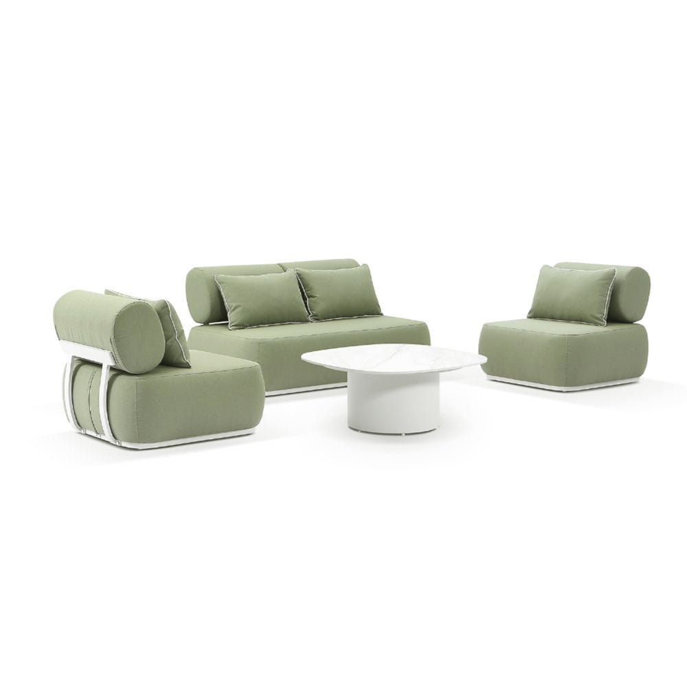 Norfolk 2+1+1 Outdoor Aluminium Lounge with Coffee Table Set