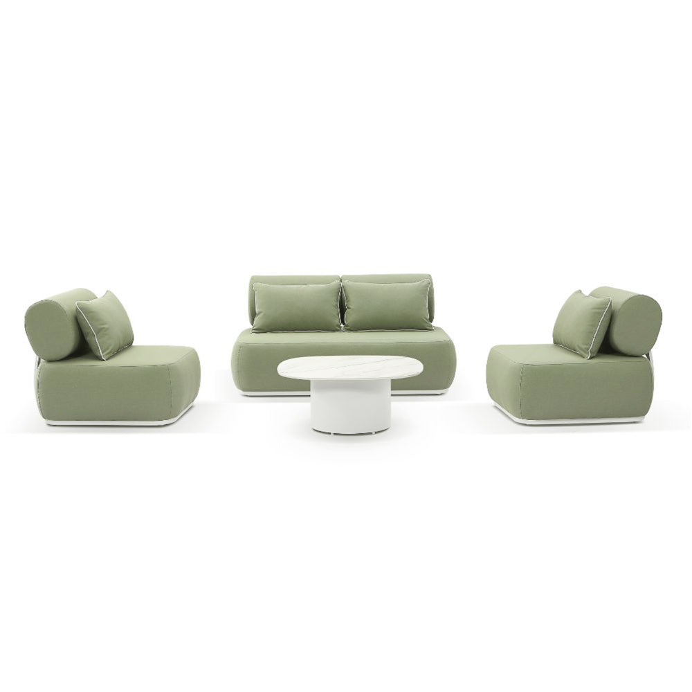 Norfolk 2+1+1 Outdoor Aluminium Lounge with Coffee Table Set