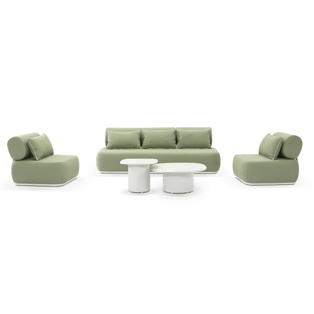 Norfolk 3+1+1 Outdoor Aluminium Lounge with Coffee Table Set