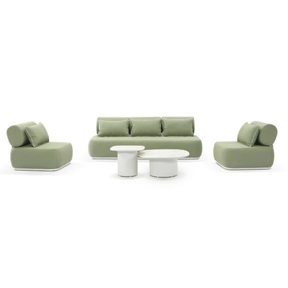 Norfolk 3+1+1 Outdoor Aluminium Lounge with Coffee Table Set