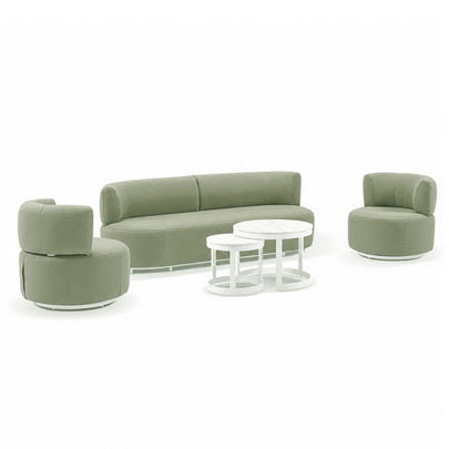 Onslow 3+1+1 Outdoor Lounge with Round Coffee Table Set