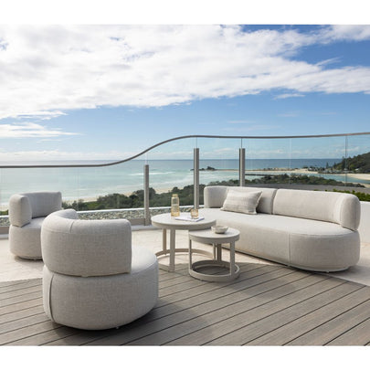 Onslow 3+1+1 Outdoor Lounge with Round Coffee Table Set