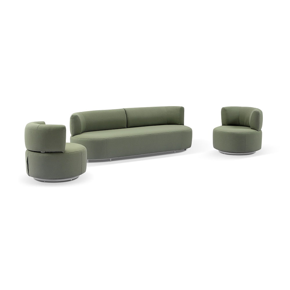 Onslow 3+1+1 Outdoor Lounge with Round Coffee Table Set