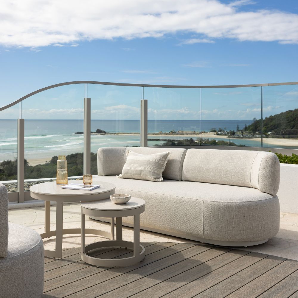 Onslow 3+1+1 Outdoor Lounge with Round Coffee Table Set